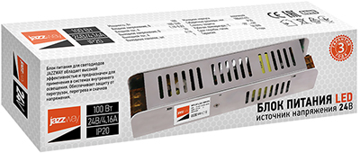 блок питания Jazzway BSPS 24V 4,16A=100W IP20 - упаковка