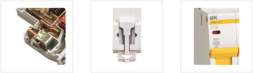 модульные автоматические выключатели IEK Karat ВА47-29 - особенности конструкции