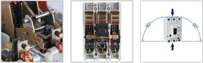 силовой автоматический выключатель КЭАЗ серии ВА57 - особенности конструкции