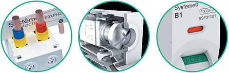 модульные автоматические выключатели S9FN серии Systeme9 Systeme Electric - особенности конструкции