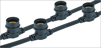 гирлянда "Белт-лайт" Navigator NGF-001-01 - 10 патронов Е27 без ламп