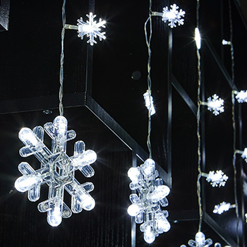 led гирлянда Uniel ULD-E2706-100-DTA White IP20 Snowfall - цвет свечения нейтральный белый