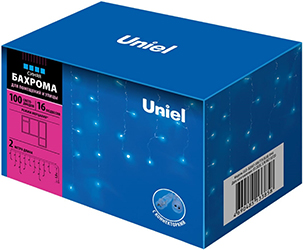 led гирлянда Uniel ULD-B2007-100/TTK Blue IP44 - упаковка