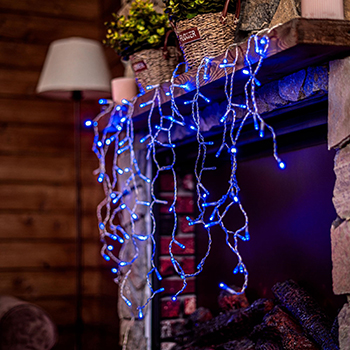 led гирлянда Uniel ULD-B2007-100/TTK Blue IP44 - пример использования