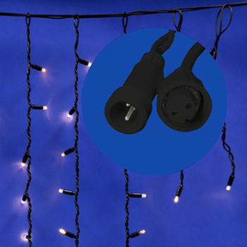 led гирлянда Uniel ULD-B3010-200/TBK Warm White IP67 - возможно соединение в линию до 6 шт.