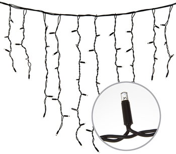 led гирлянда Uniel ULD-B3010-200/TBK Warm White IP67 - изоляция провода из каучука