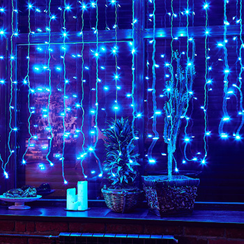 led гирлянда Uniel ULD-C3020-240/STK Blue IP44 - цвет свечения синий