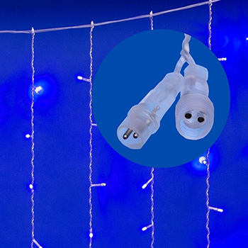 led гирлянда Uniel ULD-C3020-240/STK Blue IP44 - возможно подключение в линию до 3 шт.