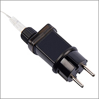 led гирлянда Uniel ULD-C3020-240/STK Blue IP44 - подключение к сети 220 В