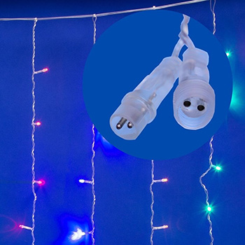 led гирлянда Uniel ULD-C3020-240/TTK Multi IP44 - возможно подключение в линию до 3 шт.