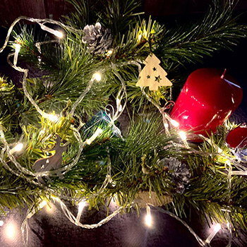 led гирлянда Uniel ULD-S1000-100/DTA Warm White IP20 - пример использования