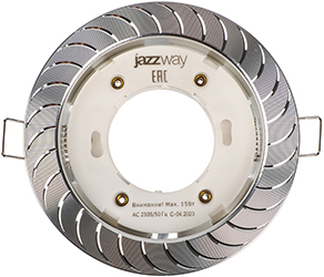 светильник точечный встраиваемый Jazzway РGХ5Зd AL35-Chrome - внешний вид