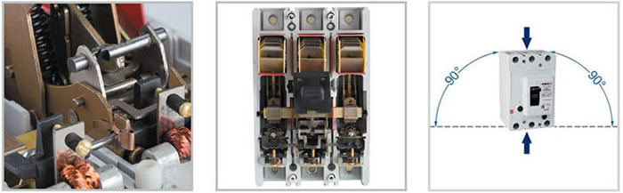 силовой автоматический выключатель КЭАЗ серии ВА57 - особенности конструкции