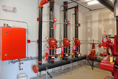 корпус металлический ЩМП У2 IP54 RAL 3020 IEK - пример установки