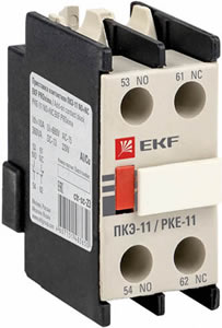 приставка контактная ПКЭ-11 EKF 1НО+1НЗ - внешний вид