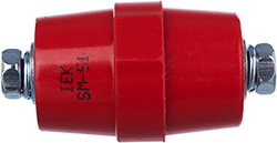изолятор силовой SM51 (М8) IEK с болтом - внешний вид