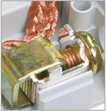 Насечки на контактных зажимах