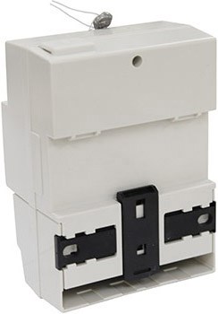 счетчик "Энергомера" CE207 R7.849.2.OG.QUVLF GS01 SPds - вид с тыльной стороны