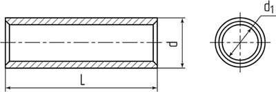 гильза кабельная медная луженая ГМЛ КВТ - размеры