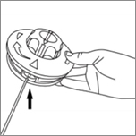 головка Huter GTH Easy Load 71/2/25 с леской для GGT, GET-1200, GET-1500, GET-1700 - заправка