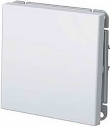 переключатель 1-клавишный перекрестный ArtGallery скрытой установки от Systeme Electric - механизм с суппортом и лицевой панелью