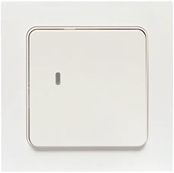 выключатель умный 1-клавишный EKF RCV-ST1-WD-ZB Zigbee "Стокгольм" - внешний вид