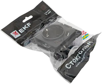 розетка 1-местная EKF EZR16-2USB-typeA "Стокгольм" - упаковка