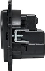 розетка 1-местная EKF EZR16-2USB-typeA "Стокгольм" - вид сбоку