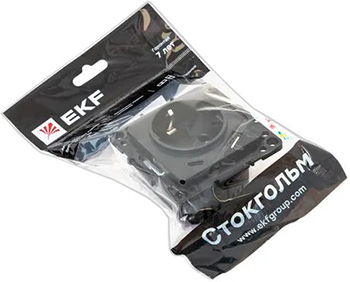 розетка 1-местная EKF EZR16-2USB-typeA-typeC "Стокгольм" - упаковка