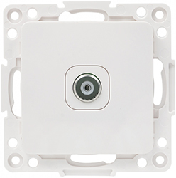 розетка ТВ проходная EKF EYA00-127-10 "Стокгольм" - внешний вид