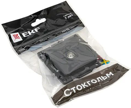 розетка ТВ проходная EKF EZA00-127-10 "Стокгольм" - упаковка