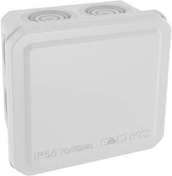 коробка распределительная 70 х 70 х 40 мм DKC 53770 - внешний вид