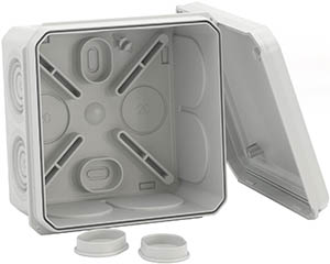 коробка распределительная 70 х 70 х 40 мм DKC 53770 - открытая