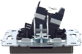 розетка компьютерная RJ45 кат.5E IEK РК10-БрТБ Brite - вид сбоку