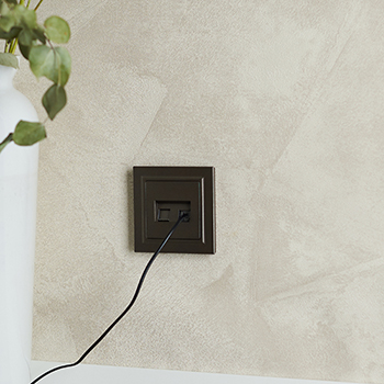 электроустановочные изделия IEK Brite - пример установки