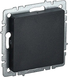 заглушка с суппортом IEK МЗ10-БрЧ Brite - внешний вид