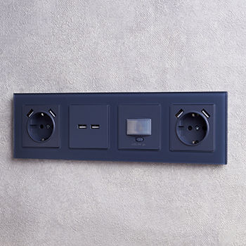 электроустановочные изделия IEK Brite - пример установки