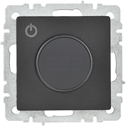 терморегулятор электронный IEK ТС10-1-БрЧ Brite - внешний вид