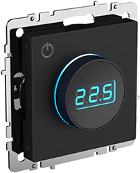 терморегулятор электронный IEK ТС10-1-БрЧ Brite - внешний вид