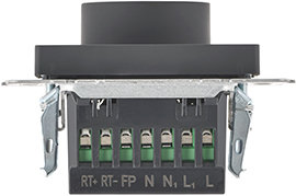 терморегулятор электронный IEK ТС10-1-БрГ Brite - вид сбоку