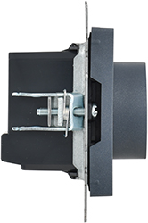 терморегулятор электронный IEK ТС10-1-БрМ Brite - вид сбоку