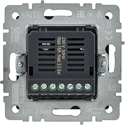 терморегулятор электронный IEK ТС10-1-БрМ Brite - вид с тыльной стороны