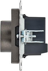 терморегулятор электронный IEK ТС10-1-БрТБ Brite - вид сбоку