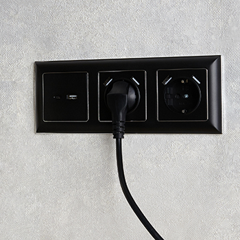 электроустановочные изделия IEK Brite - пример установки