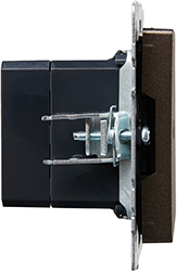 розетка двойная USB A+С IEK РЮ11-1-БрТБ Brite - вид сбоку