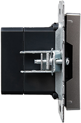 розетка двойная USB A+A IEK РЮ10-1-БрС Brite - вид сбоку