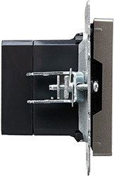 розетка двойная USB A+С IEK РЮ11-1-БрС Brite - вид сбоку