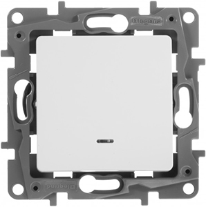 выключатель 1-клавишный Legrand Etika 672203 - внешний вид