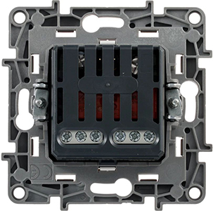 терморегулятор Legrand Etika для теплого пола - вид с тыльной стороны