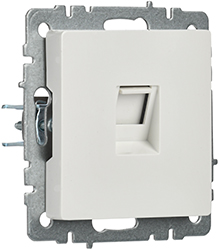 розетка компьютерная RJ45 кат.5E IEK РК10-БрБ Brite - внешний вид